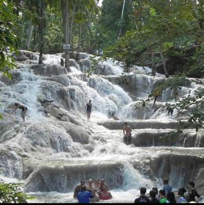 Villa La Rosa With Spectacular View Of Ocho Rios Bagian luar foto